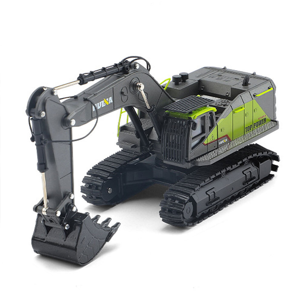 Excavator Toy Model Construction Vehicle Diecast Toy Excavator Collection Green