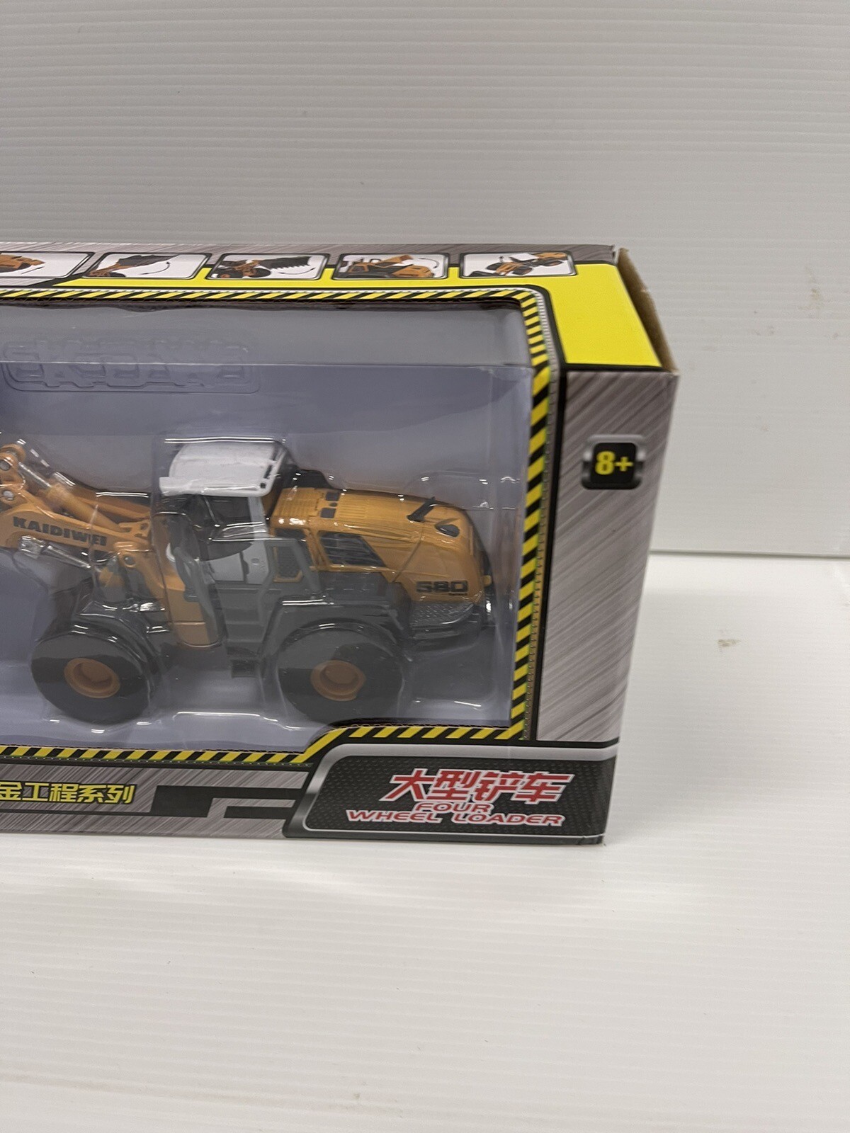 Wheel Fork Loader Model Forklift Crane Diecast Alloy Engineering Truck Kid Toy