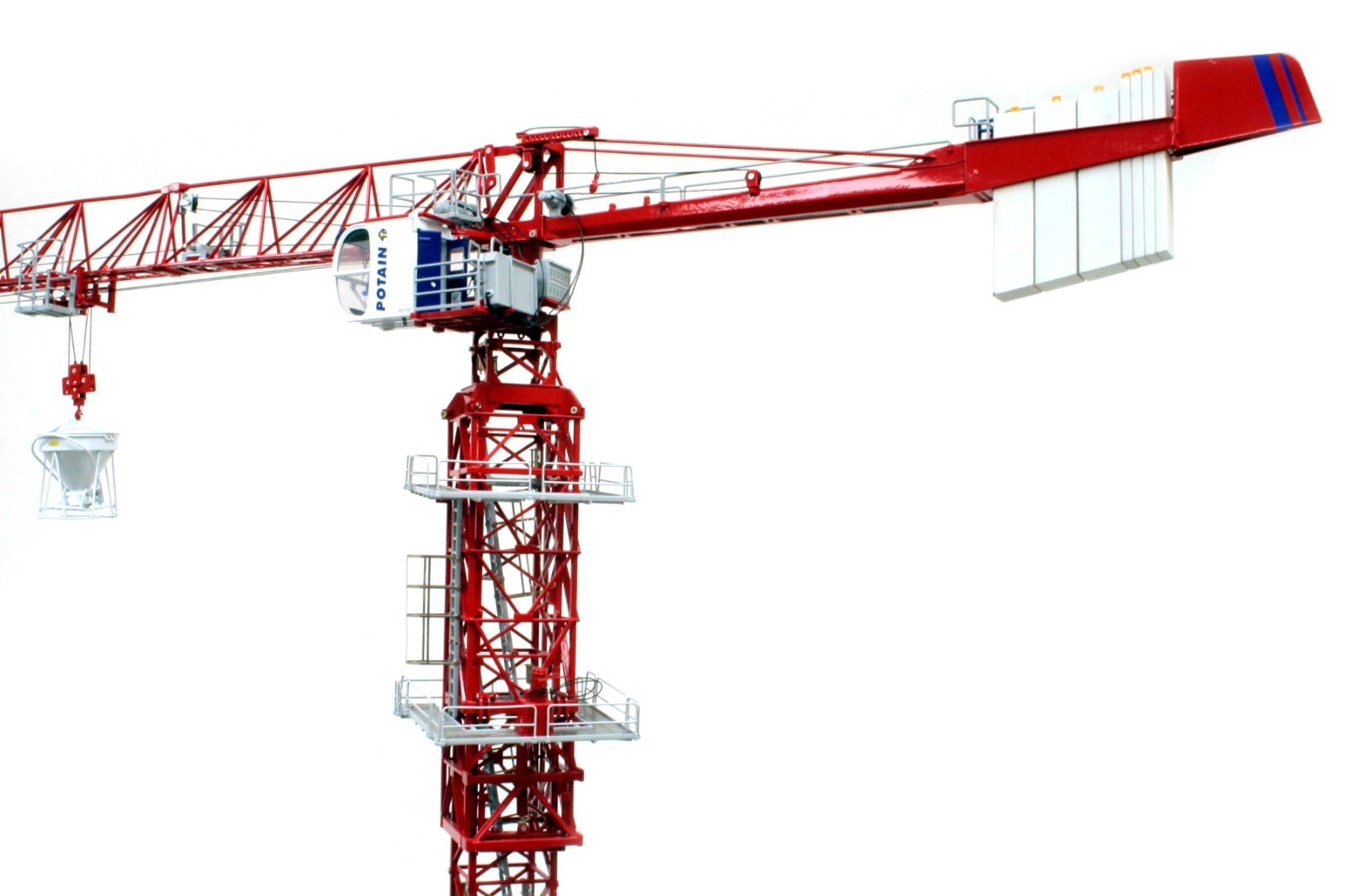 Potain MDT178 Climbing Cage – “RED” – 1/50 – TWH #047A-01083