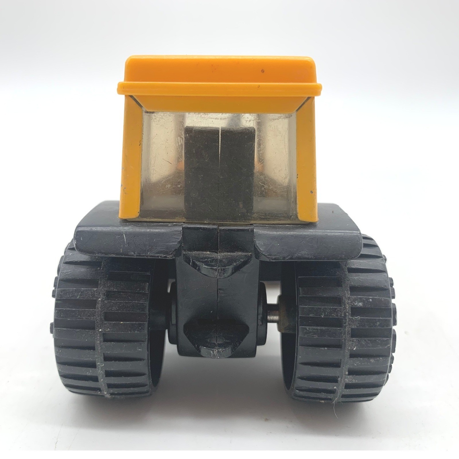 Vintage 1980 Buddy L Front End Loader Tractor Toy Yellow Diecast Metal Macau