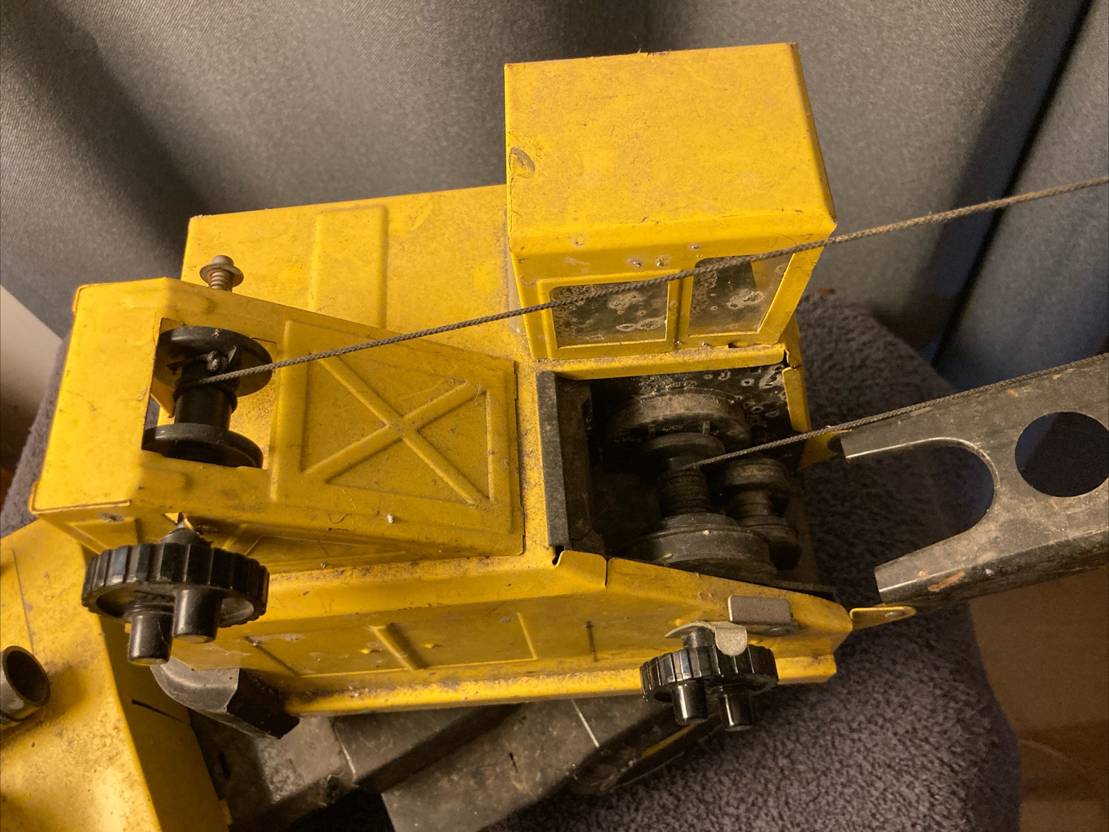 Vintage 1970s Mighty Tonka Turbo Diesel Toy Crane Truck # 37180 MR-970 Barn Find