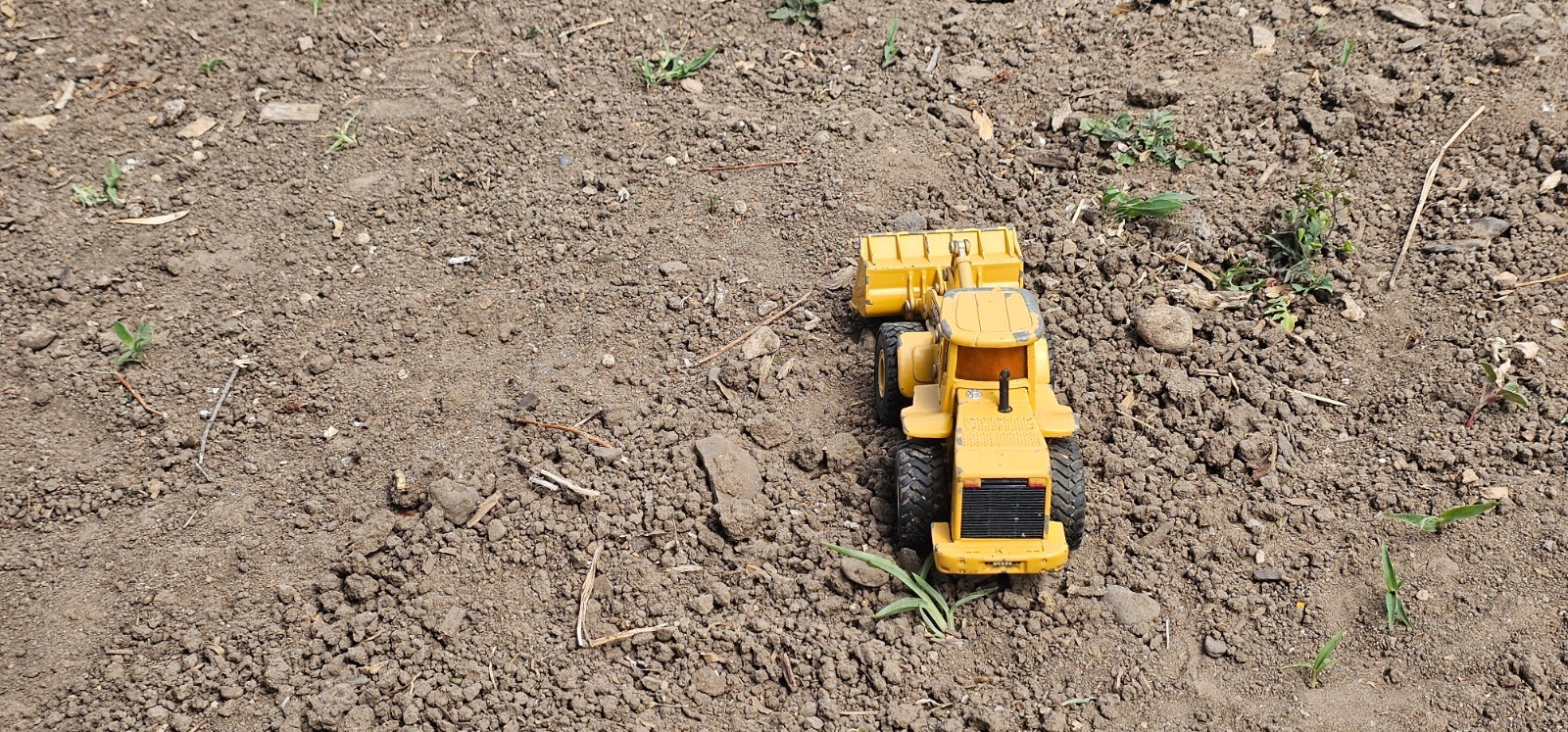 Vintage Pressed Steel Deere 744h Ertl 2389F