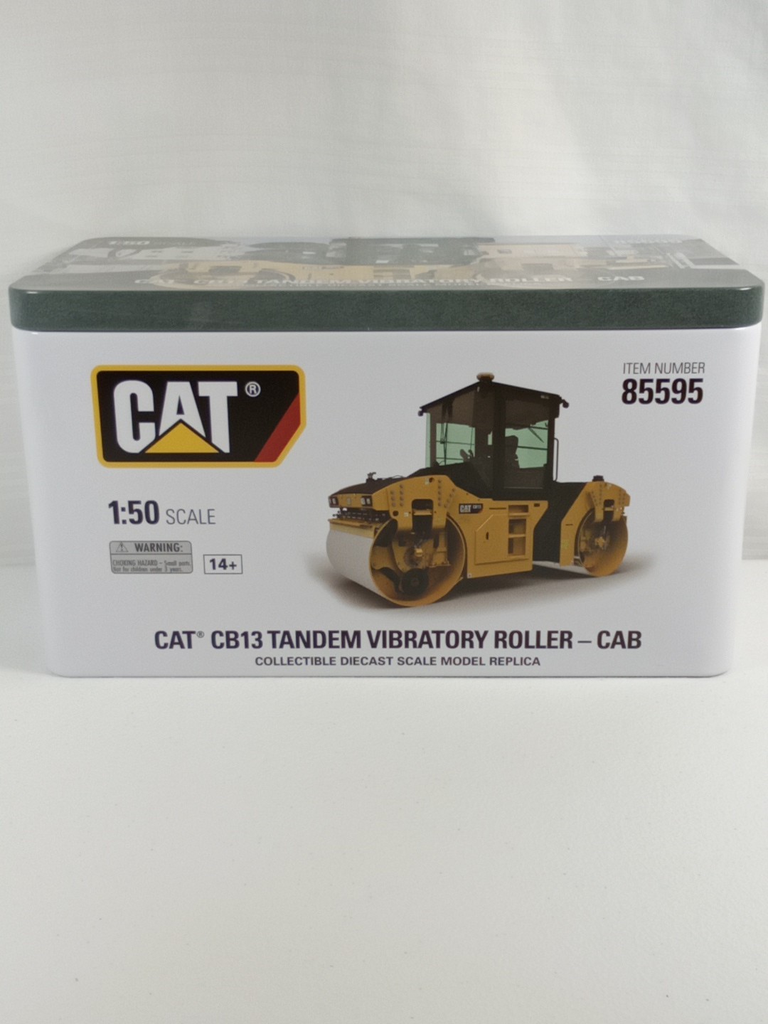 1:50 DM CB-13 Tandem Vibratory Roller Construction Machine DM 85595 MB