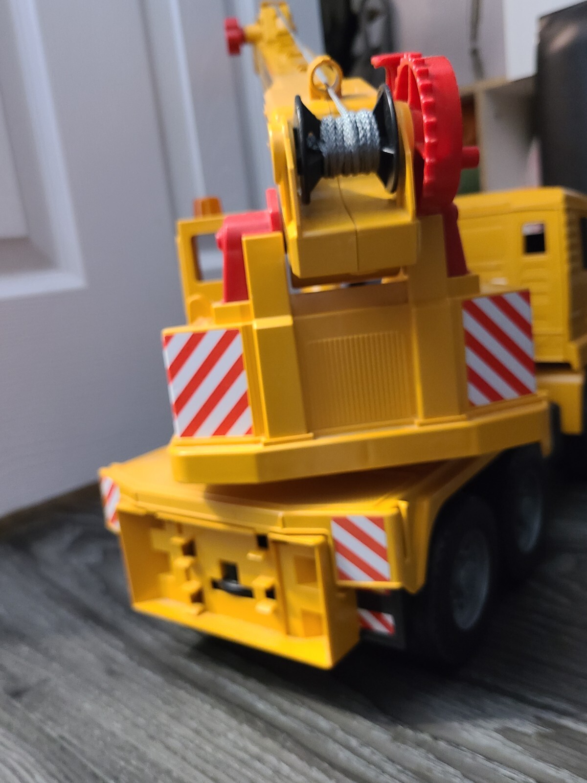 Bruder construction toy Tele Crane TC 4500 made in Germany dump truck excavator