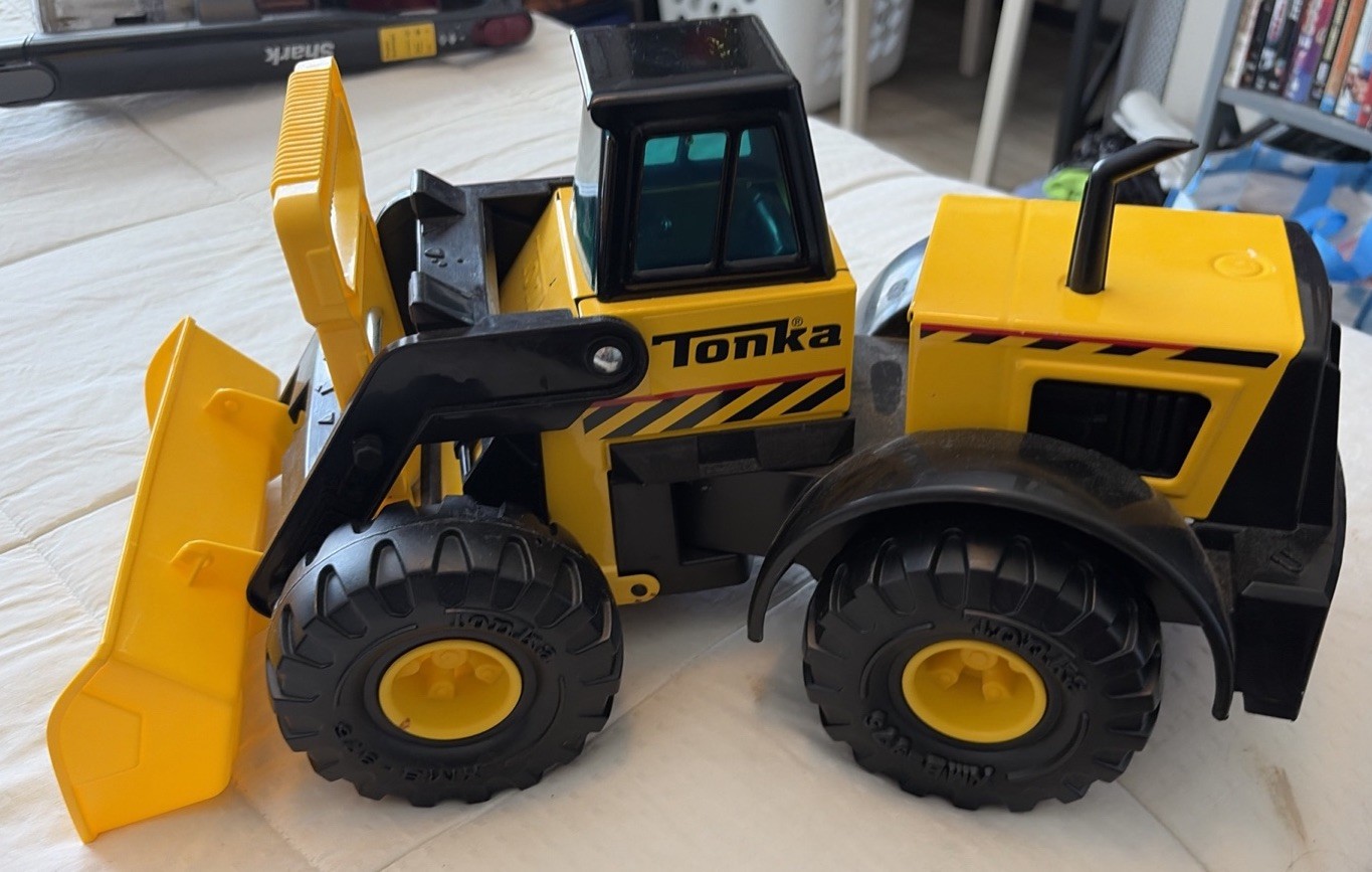 Tonka Front End Loader 838 Metal M-7457-1 Funrise Tractor #93920 Hasbro 2012 ST