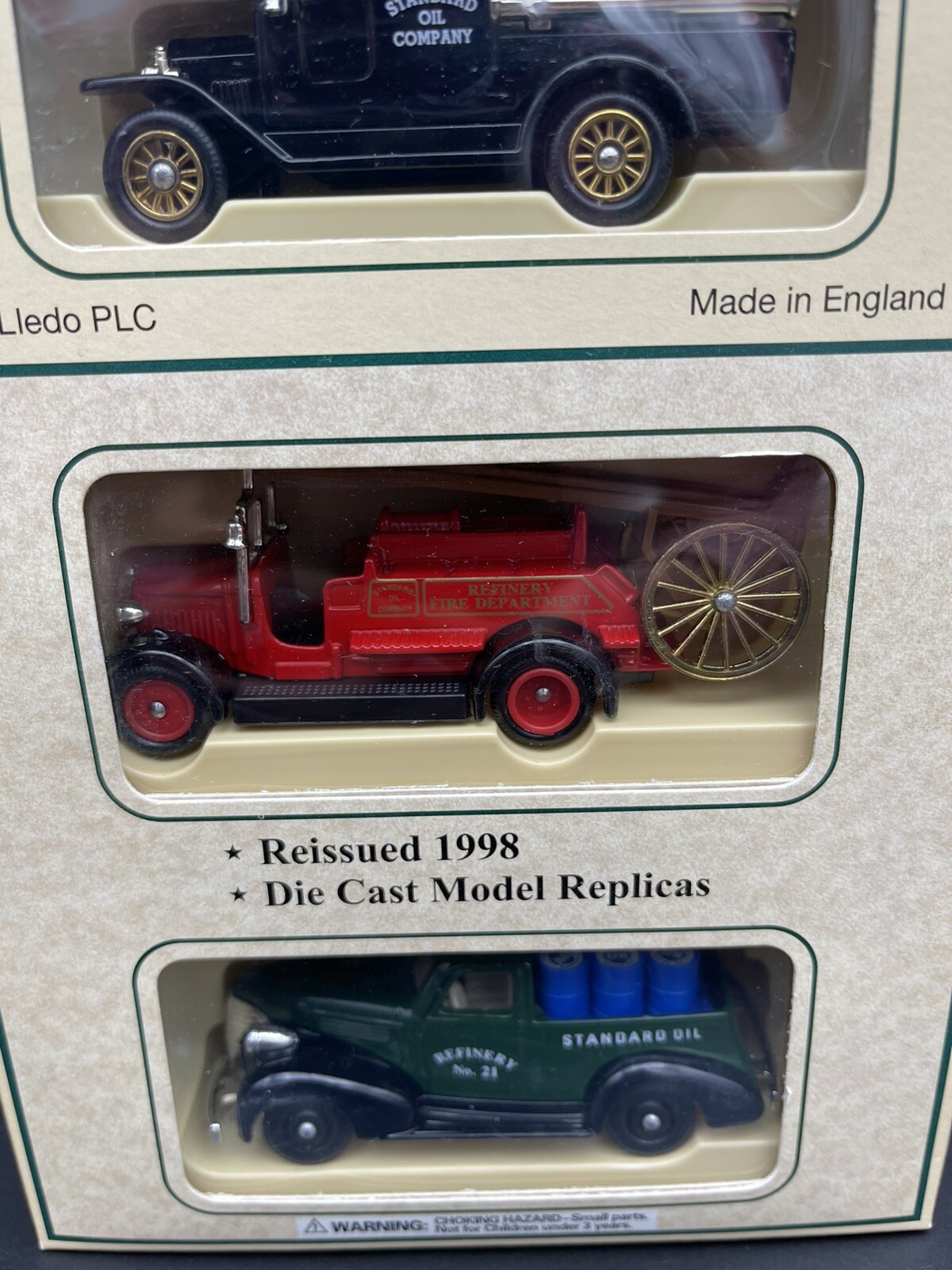 Chevron 1991 Commemorative Series Reissued 1998 3-Pack Diecast Model Replicas