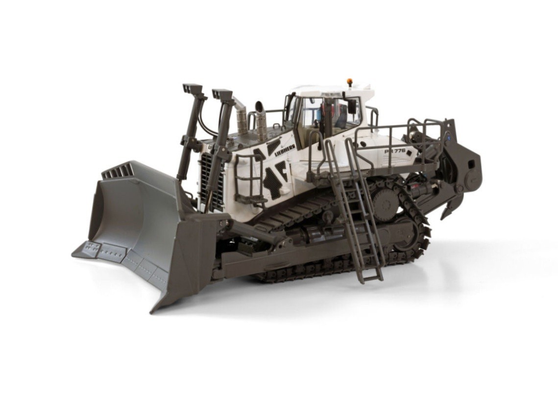 Liebherr PR776 Mining Dozer with Ripper White WSI 1:50 Scale Model #64-2005 New
