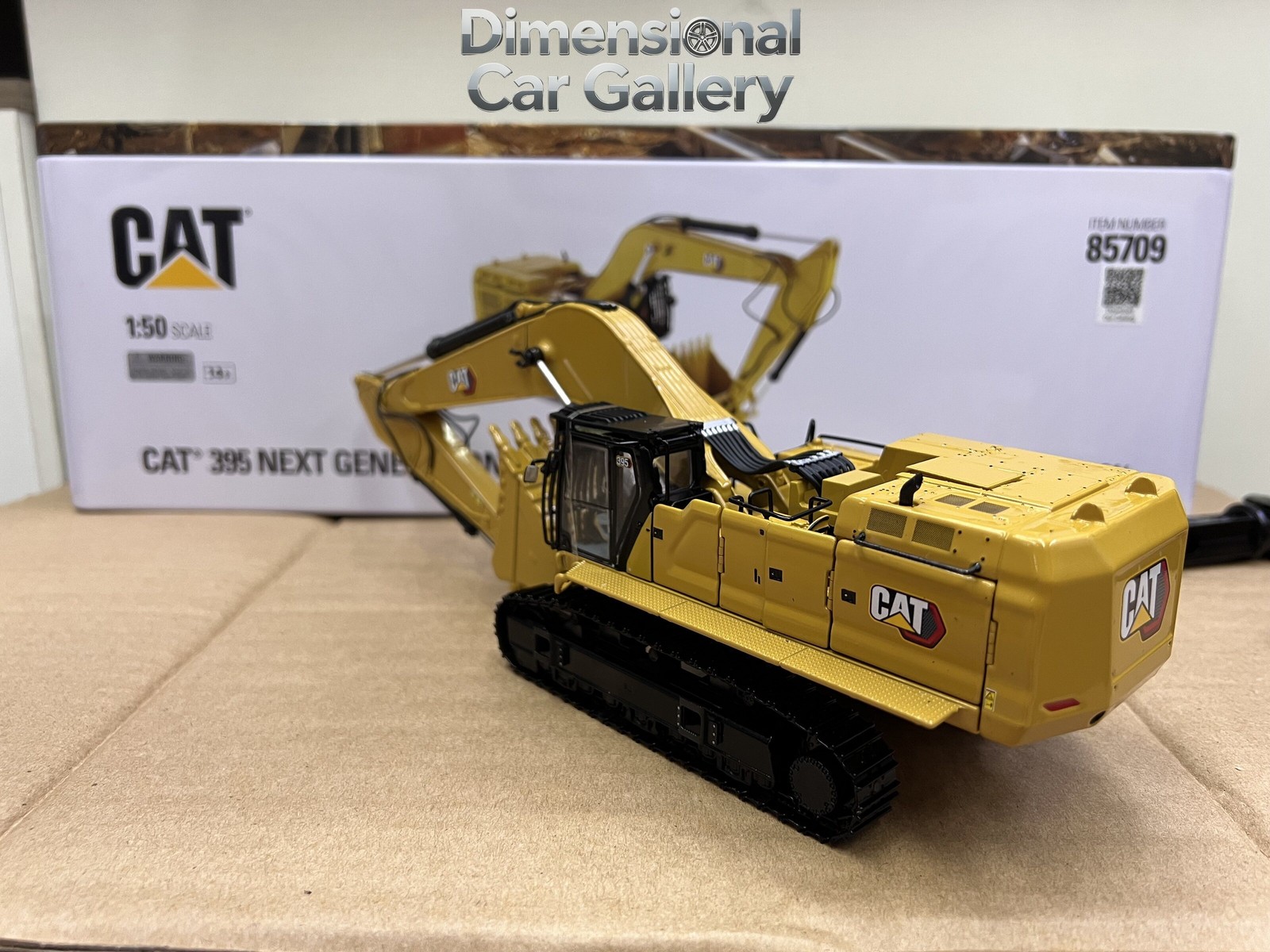 DM 1:50 CAT 395 NEXT Excavator Crushing Hammer Demolition Pliers Model 85709