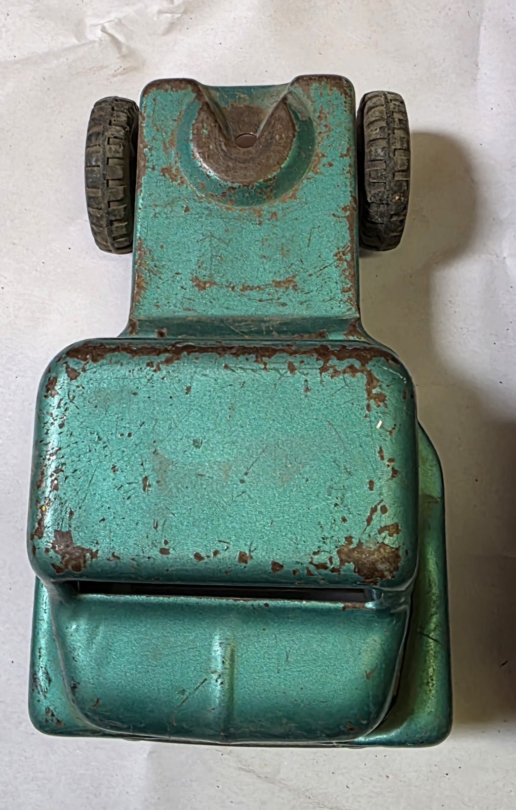 Orig 1950s STRUCTO Pressed Steel CATTLE LIVESTOCK TRACTOR TRAILER Toy TRUCK