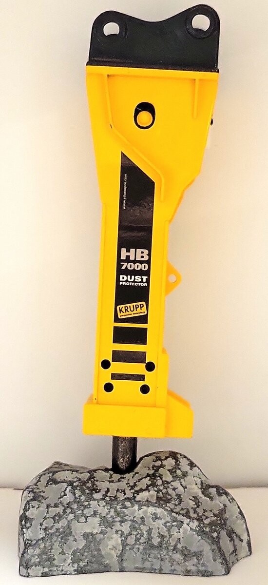 KRUPP 325 1:18 Hammer Breaker Attachment w/ Stone LN/Box