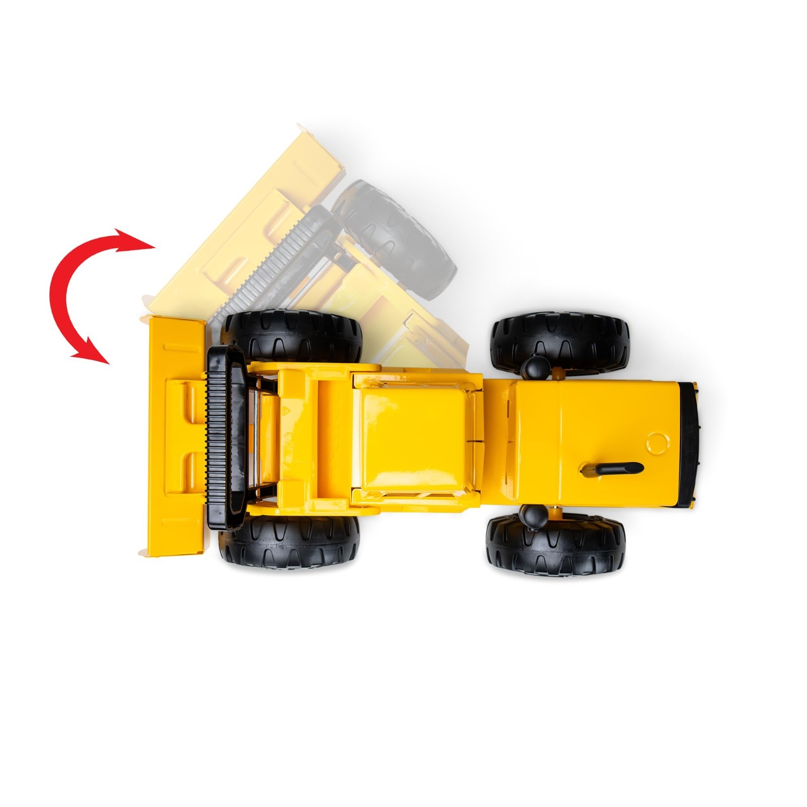 Heavy-Duty Metal Toy Truck – Retro Collector’s Edition, Front Loader for Kids 3+