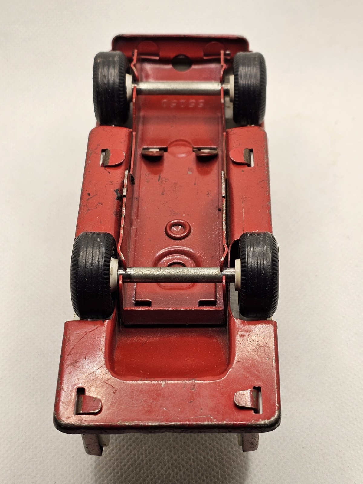 Vintage 1970s Tonka Mini Fire Engine Truck 5 3/4″ Long Pressed Steel Good