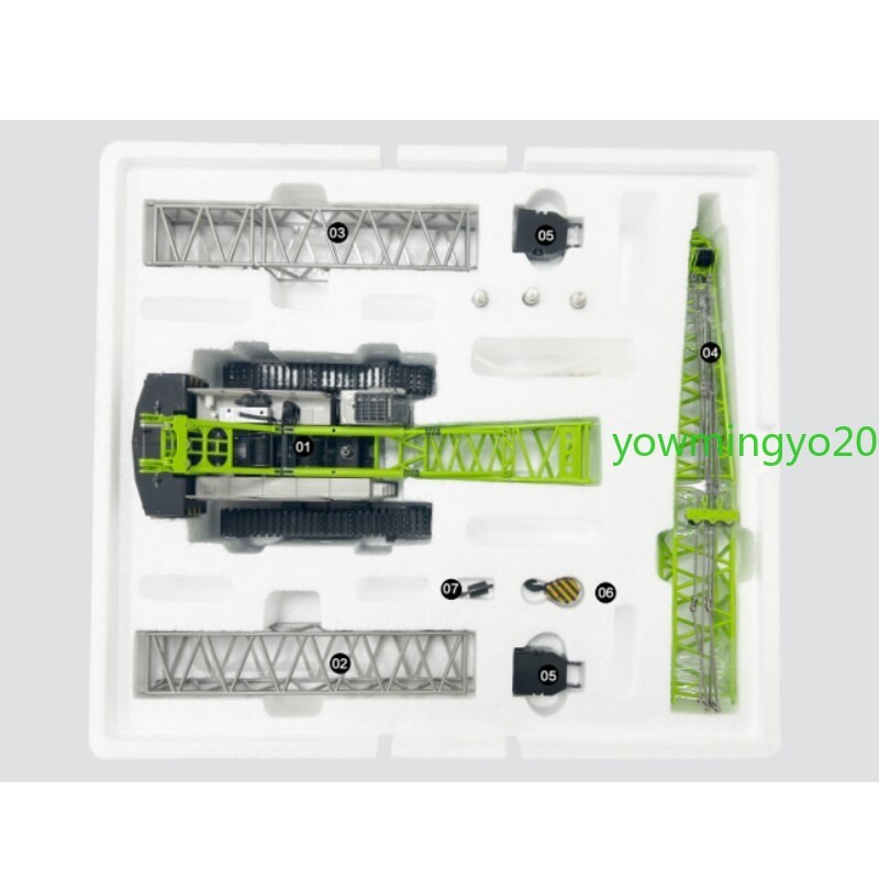 Zoomlion ZCC1000V 1:50 Scale Crawler Crane Engineering Vehicle Diecast Model New