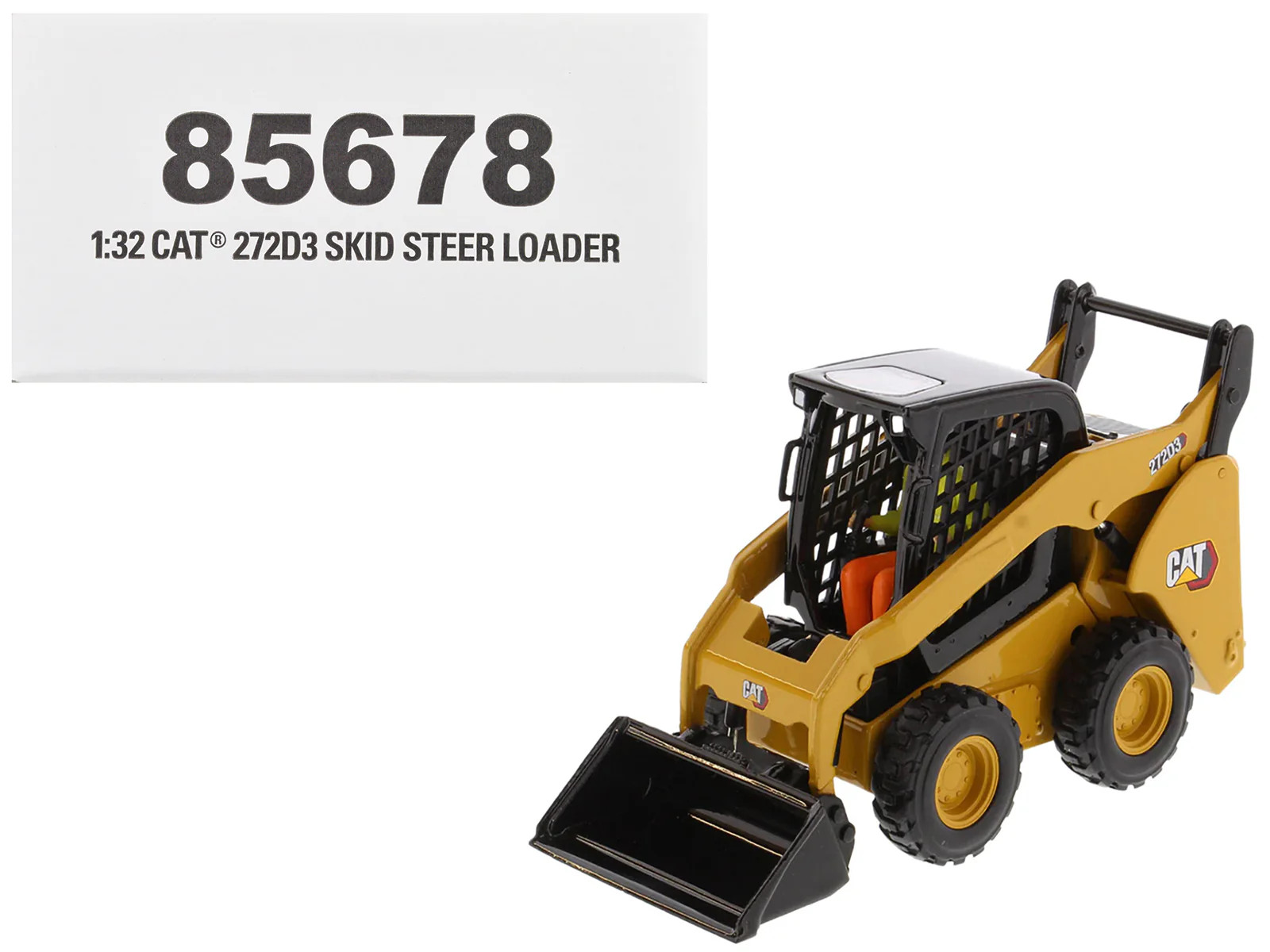 CAT Caterpillar 272D3 Skid Steer Loader with Operator Yellow “High Line” Series