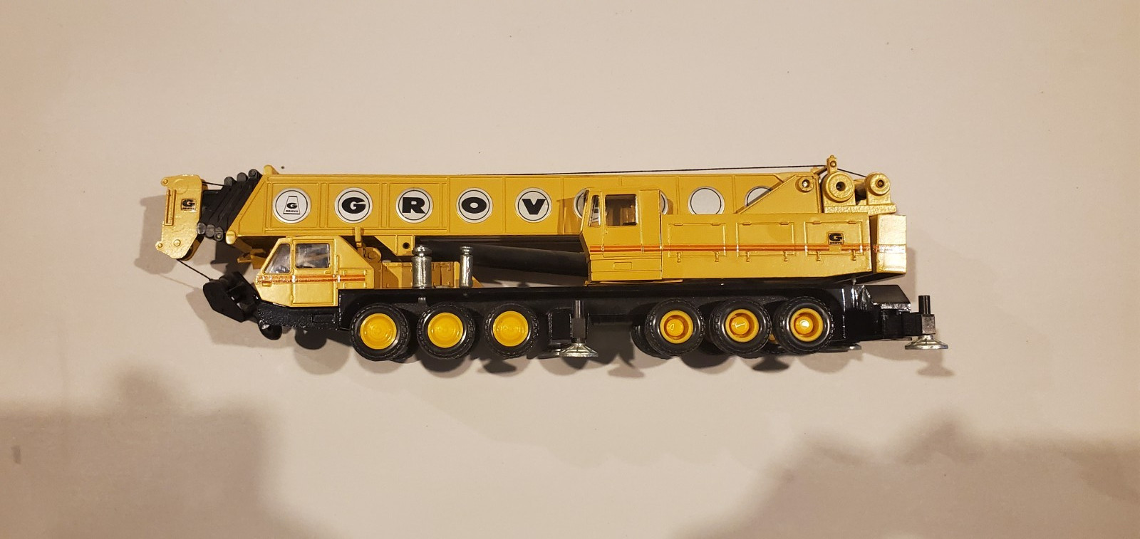 Vintage NZG TM1500 GROVE Mobile Crane Extendable Scale 1:50 DIECAST