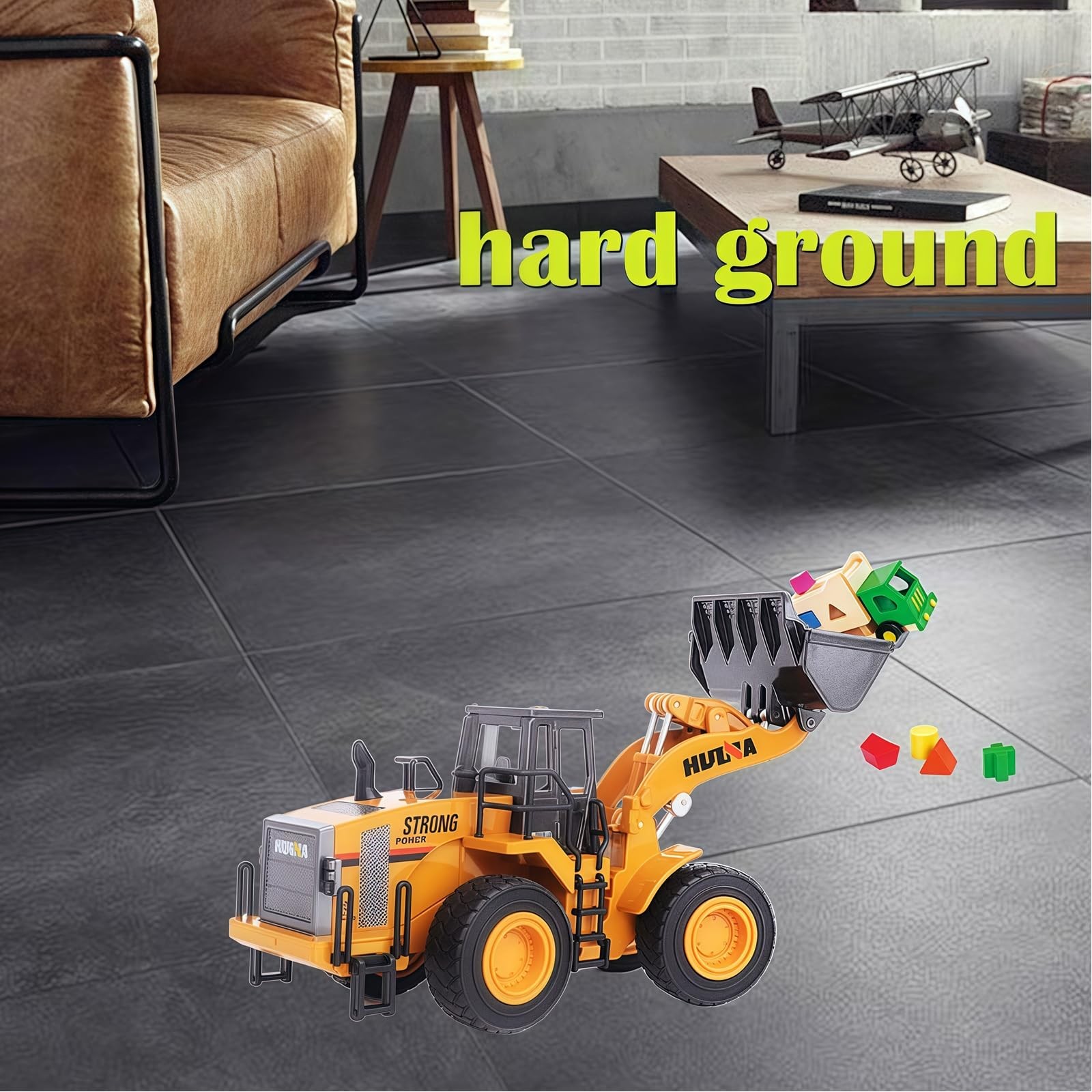Qcar 1/40 Large Wheeled Loader Heavy Duty Construction Metal Bulldozer, Loder…