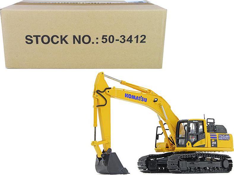Komatsu HB365LC-3 Hybrid Excavator 1/50 Diecast Model by First Gear