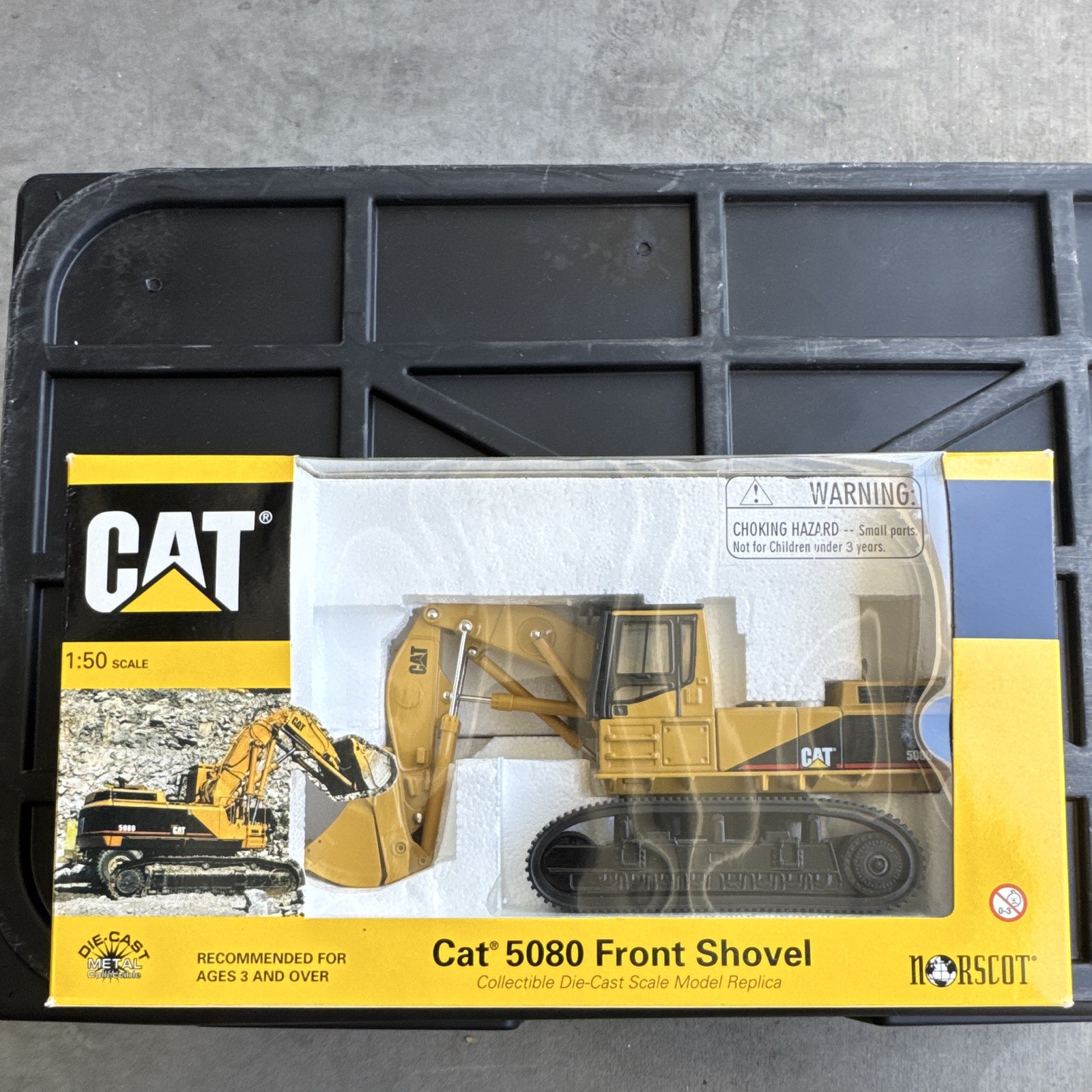 Norscot CAT 5080 Front Shovel Diecast Metal Model 1:50 Yellow/Black MPN 55004
