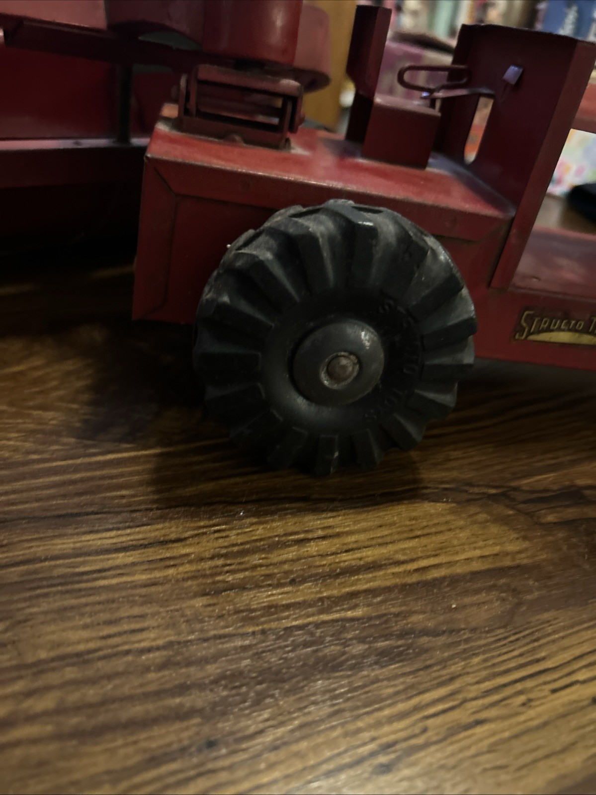 Vintage Original 1950’s Structo Toys Red Structo Scraper Construction Toy