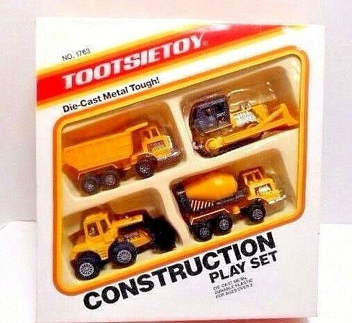 1987 Tootsie Toy ‘Construction Play Set’ Die-Cast / Plastic Item no. 1963