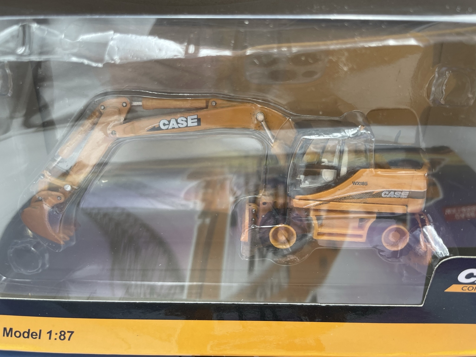 Die Cast Earthmoving Crawler Tractor Case 1850K 1/87