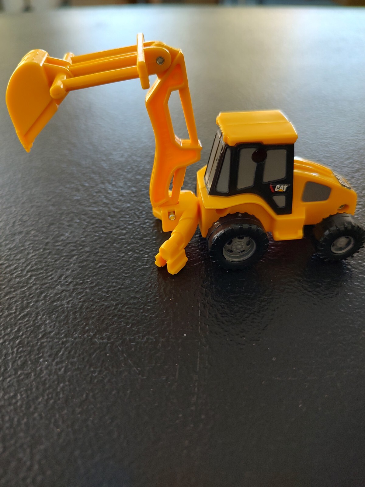 Cat Caterpillar Construction Truck Mini Yellow Plastic Crane Excavator Loader