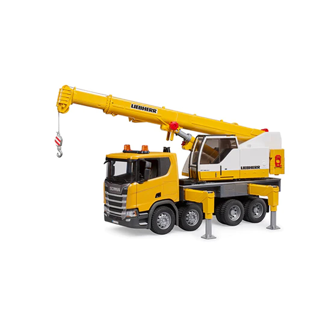 Bruder Scania Super 560R Liebherr Crane Truck w/ Light & Sound