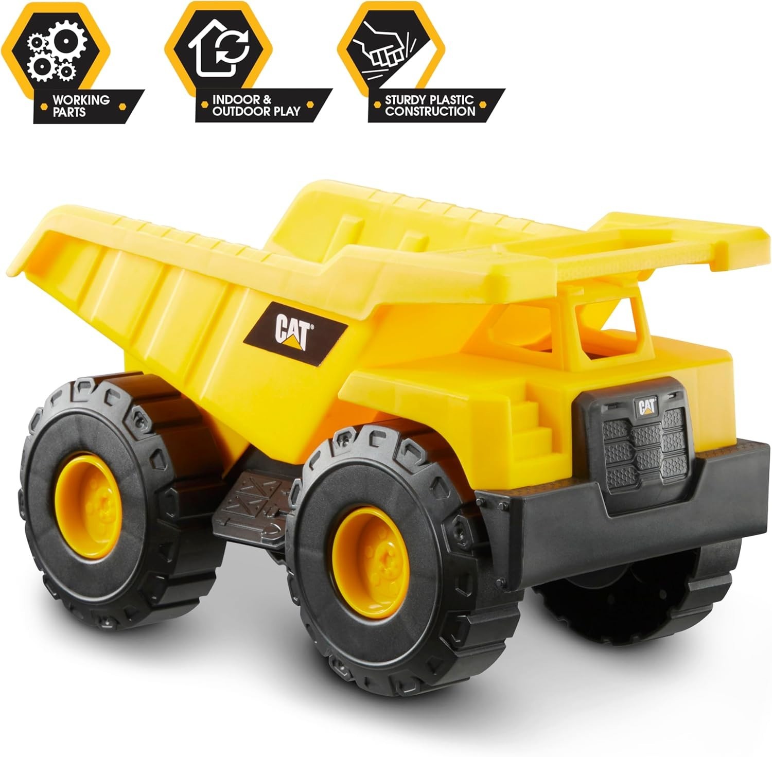 Cat Construction 7 Inch Dump Truck Loader Excavator Toy Set