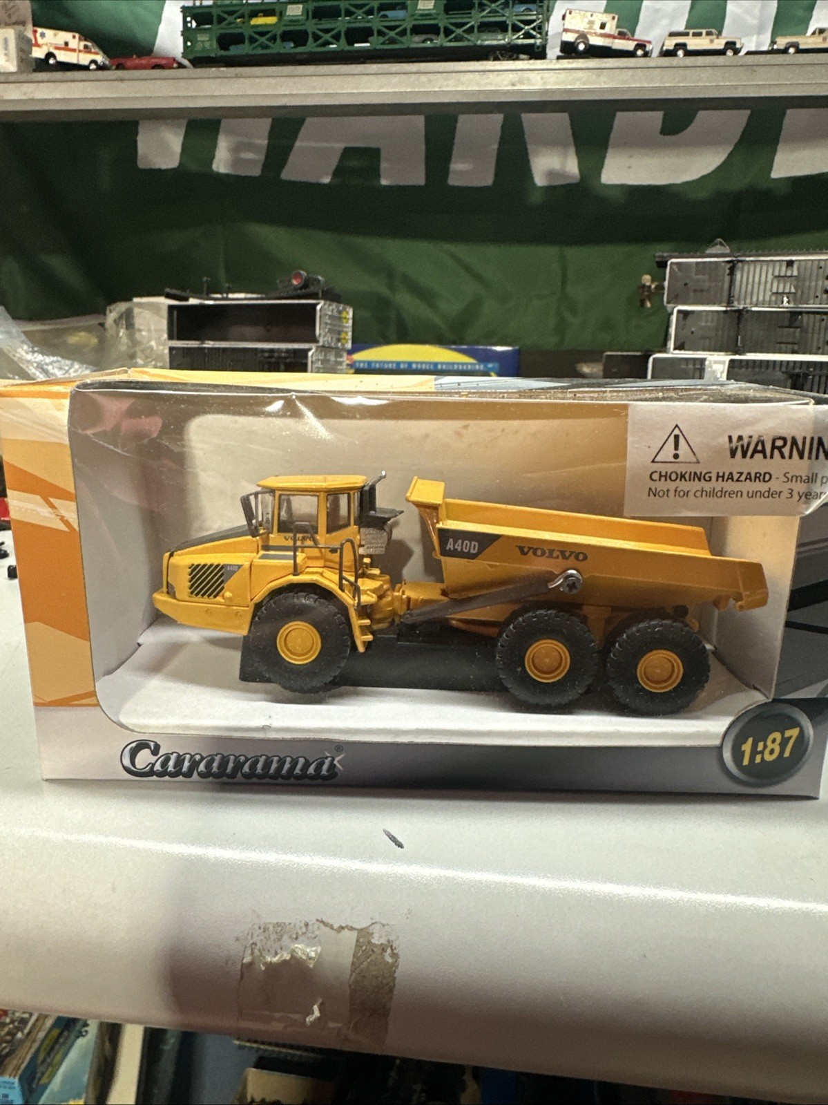Lot Of 3-1/87 Scale VolvoConstruction Equip.Excavator,Loader,Articulated Truck