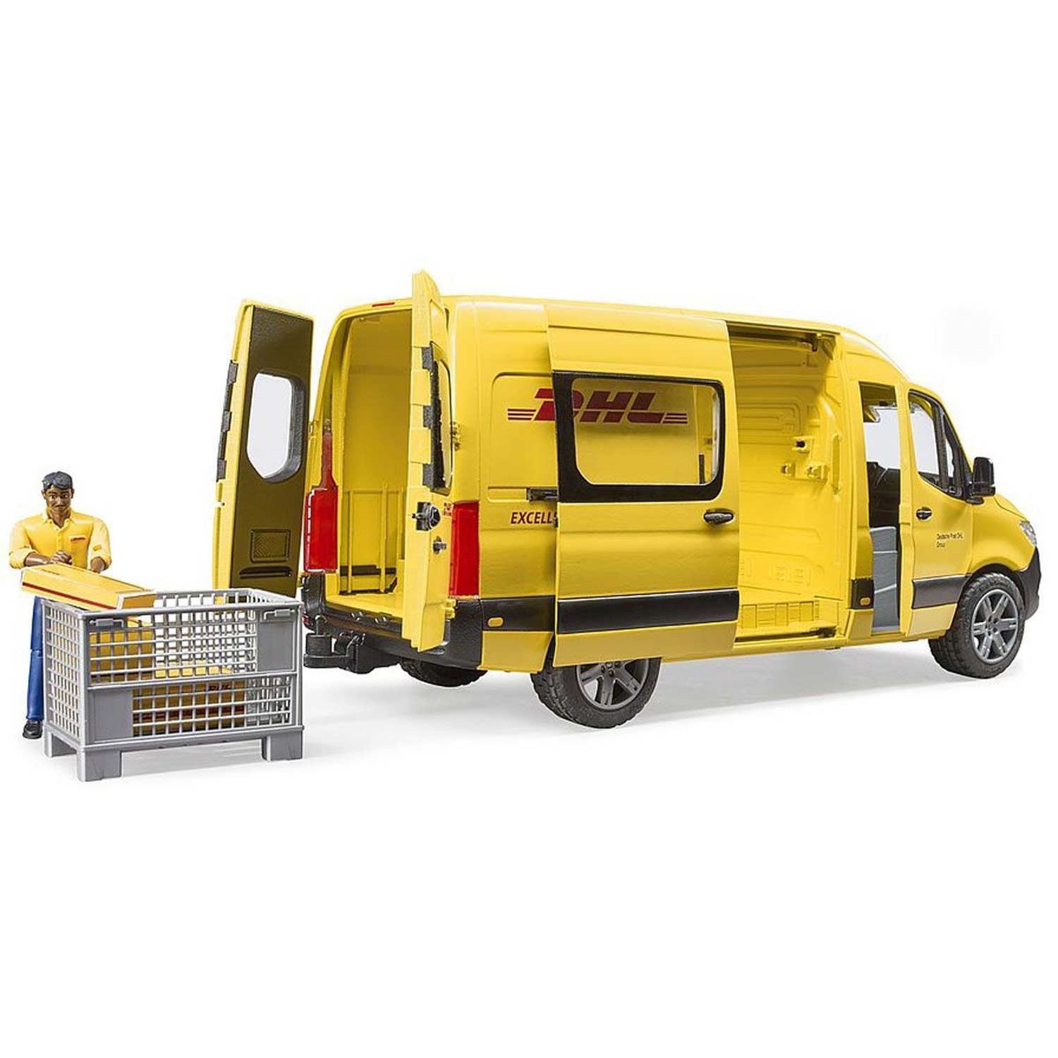 1/16 Bruder Mercedes-Benz Sprinter DHL Van with Driver 2671