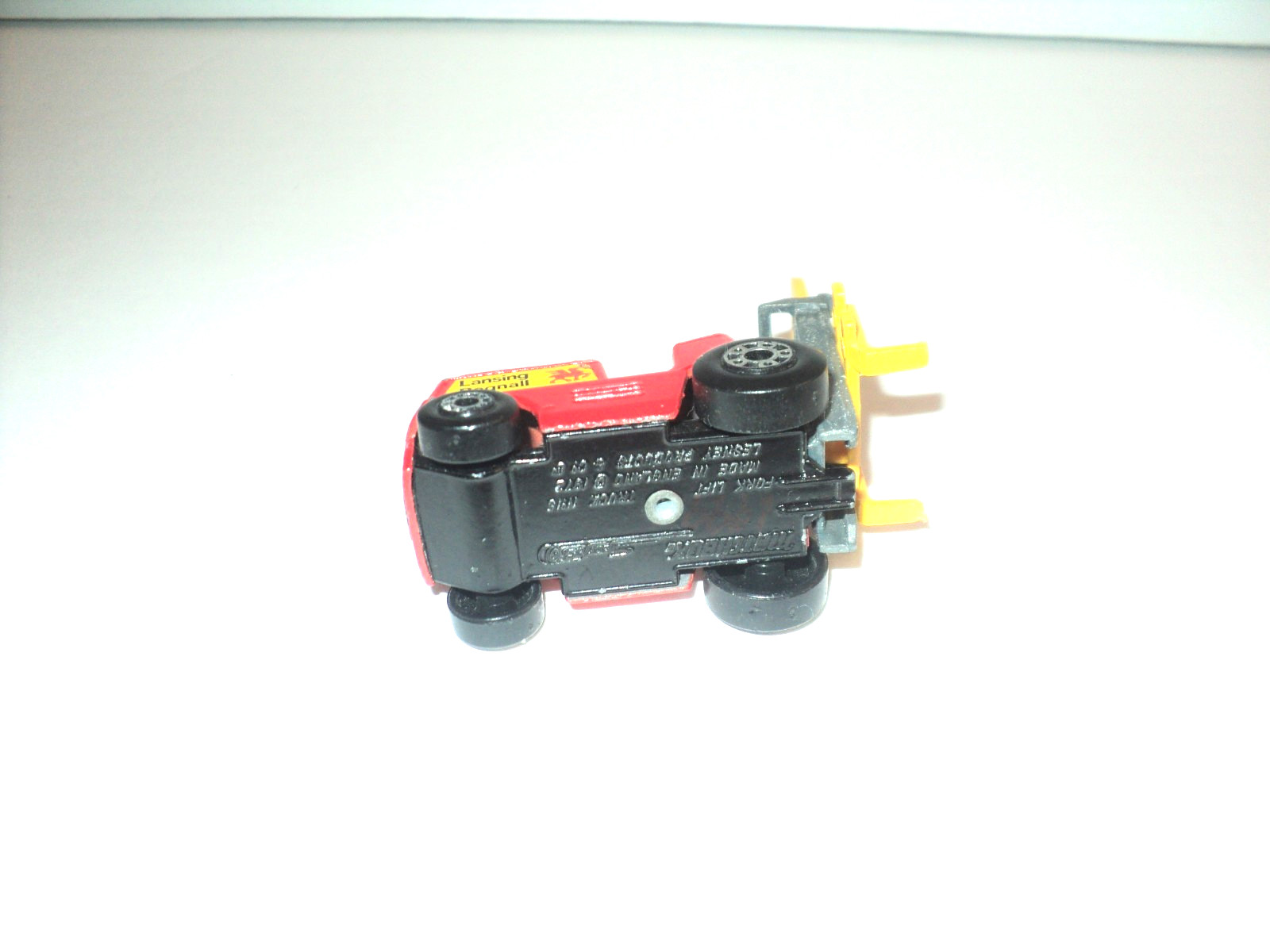 Lot of 4 Construction Vehicles Diecast Excavator, Fork Lift, Crane, Tractor Vtg