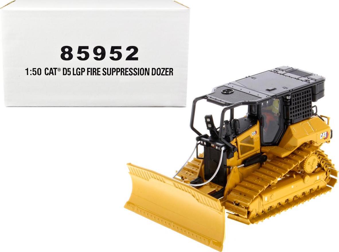 CAT Caterpillar D5 LGP Track Type Tractor Fire Dozer Yellow with Operator High
