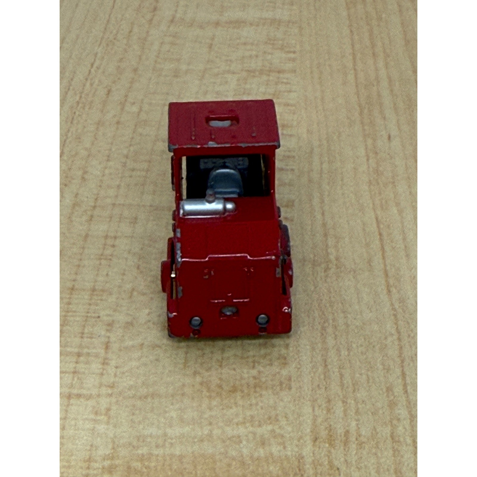 Smart Toys 1998 Vintage Red Diecast Steam Roller Construction Vehicle Toy