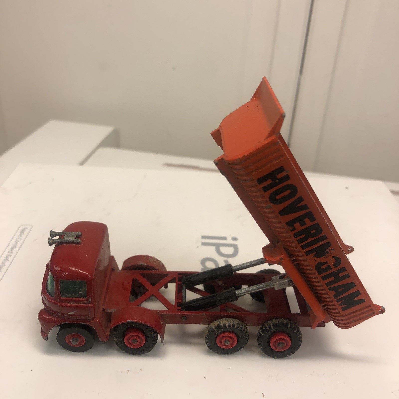 Vintage Lesney Hoveringham King Size HATRA Tractor Shovel & Tipper #1 Matchbox
