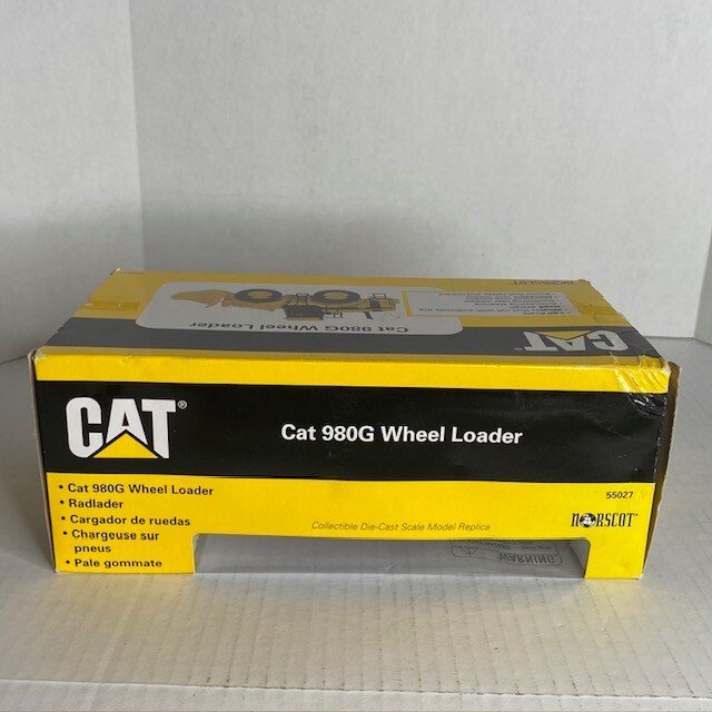 CAT 980G Wheel Loader 1:50 Scale Collectible Die Cast By NORSCOT Model #55027