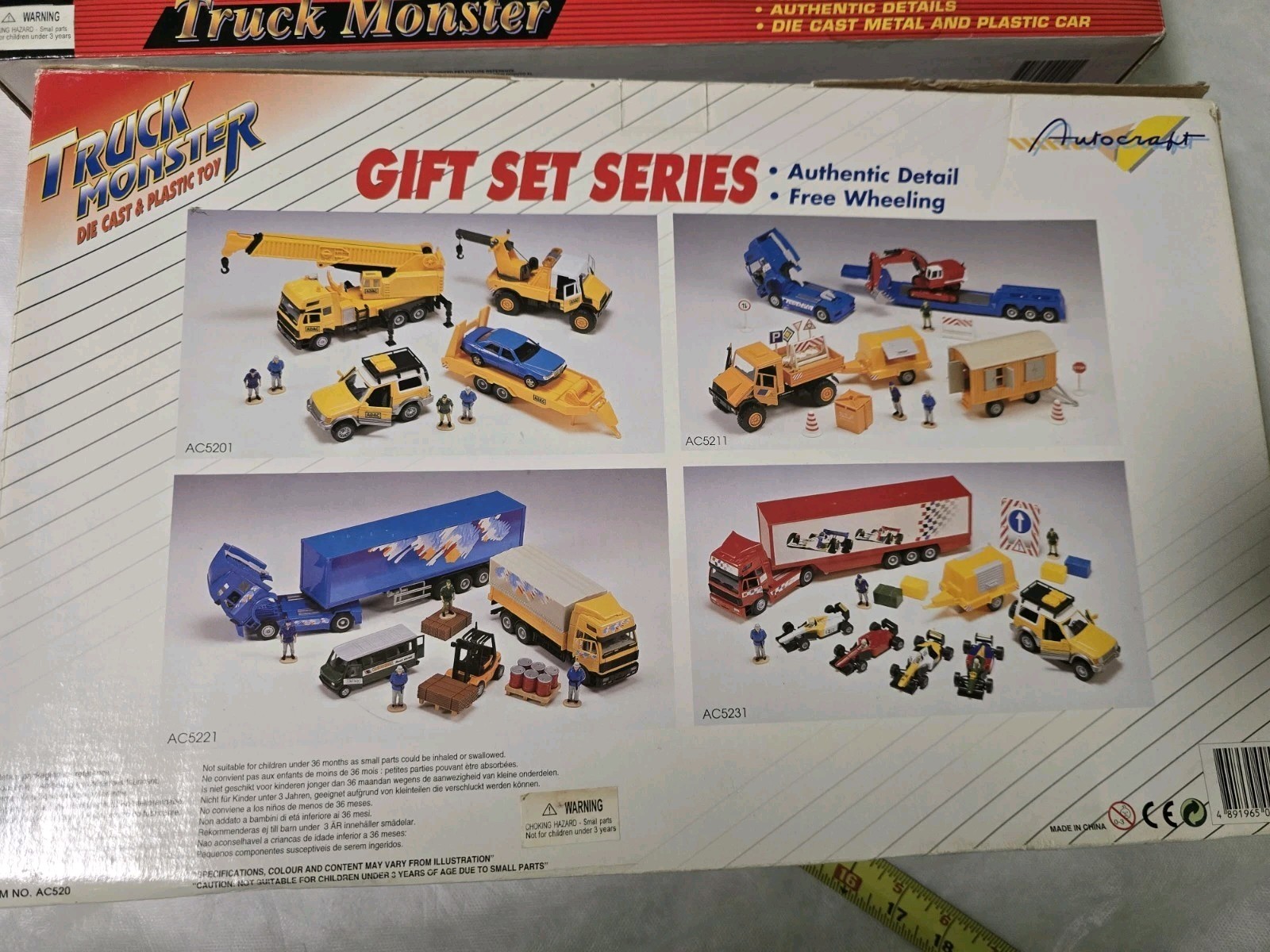 Autocraft Gift Set Series Truck Monster die cast item No. AC520 eurotran Trailer