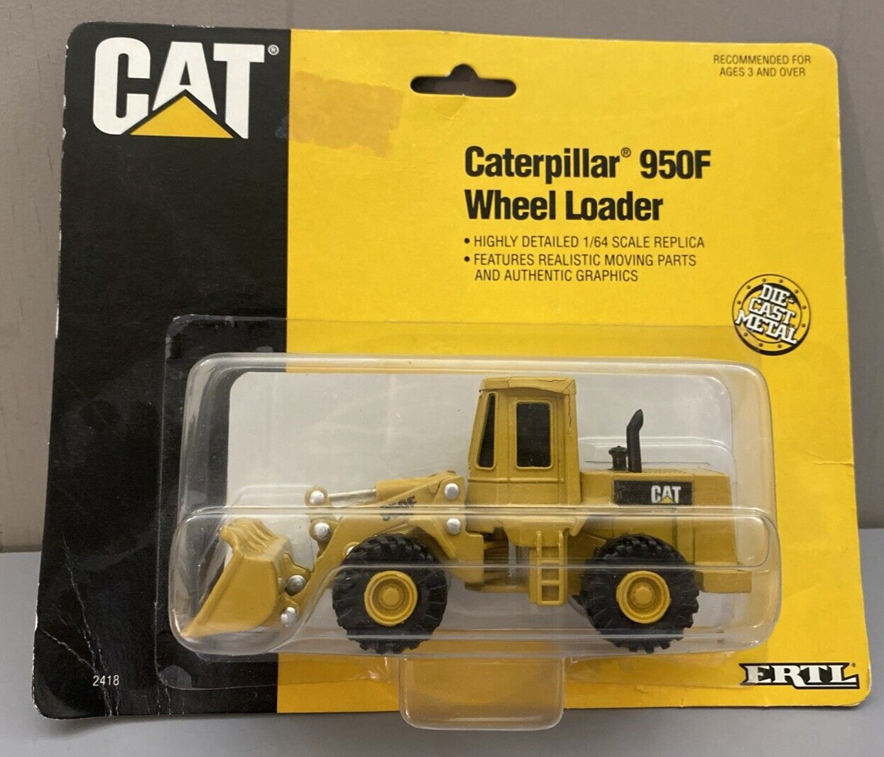 1994 ERTL CAT Caterpillar 950F Wheel Loader 1:64