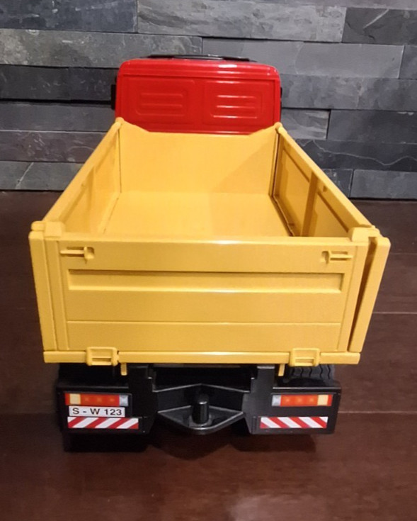 Bruder Truck 4143 Red Yellow Dump Truck Mercedes