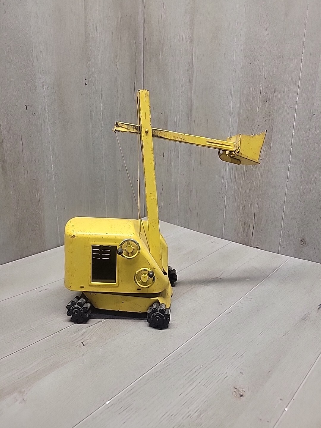 Vintage structo construction steam shovel