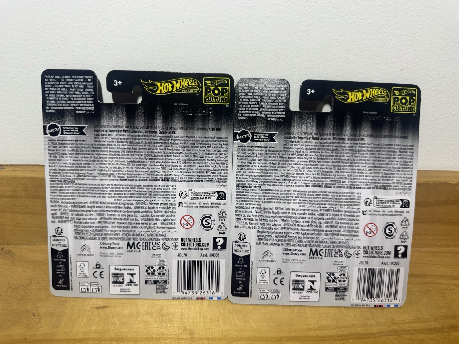 Hot Wheels Premium Pop Culture The Nightmare Before Christmas Citroen Type H Lot