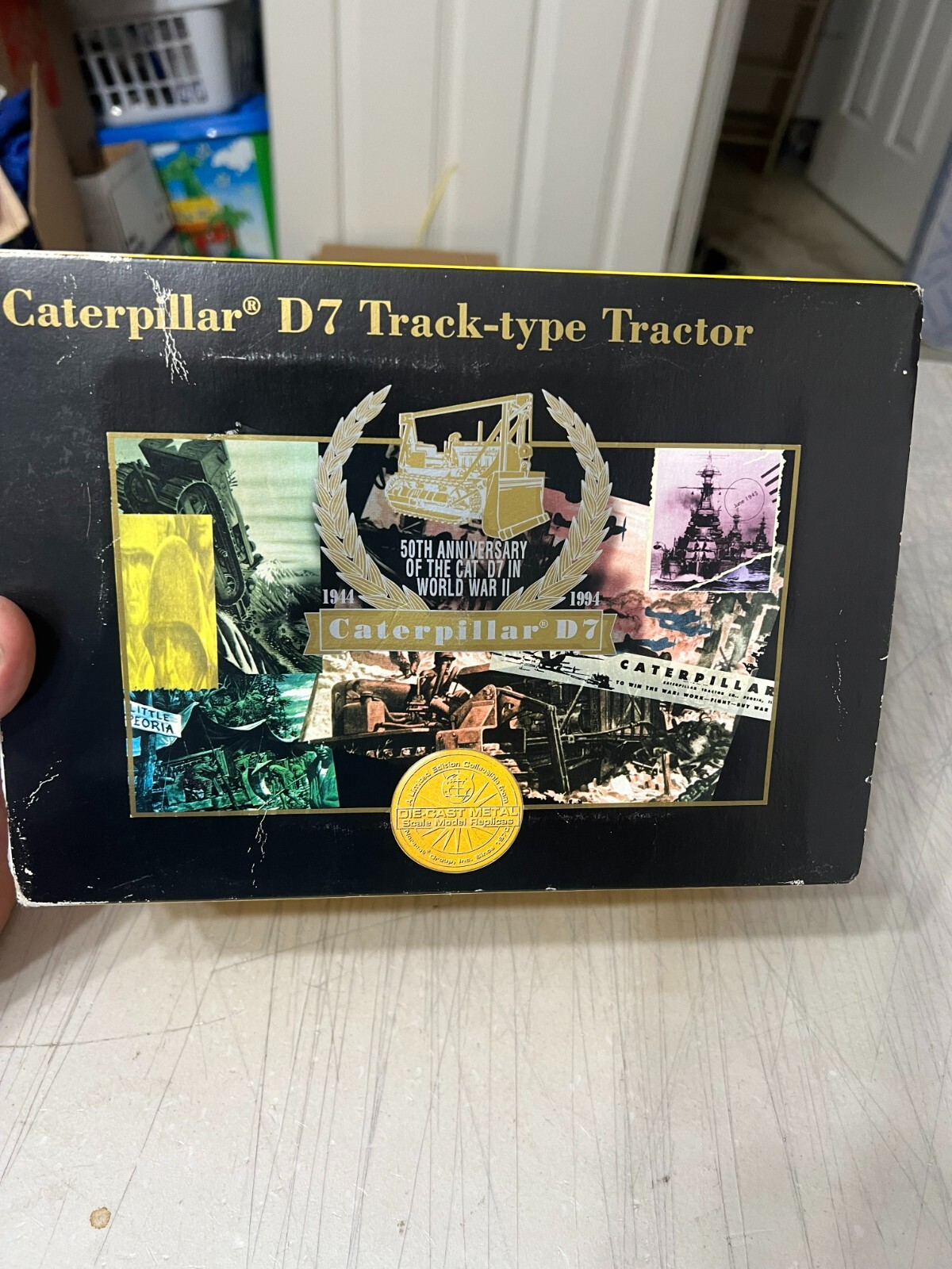NZG 386 1:25 Scale Die-Cast Caterpillar Military D7 Track-Type Dozer