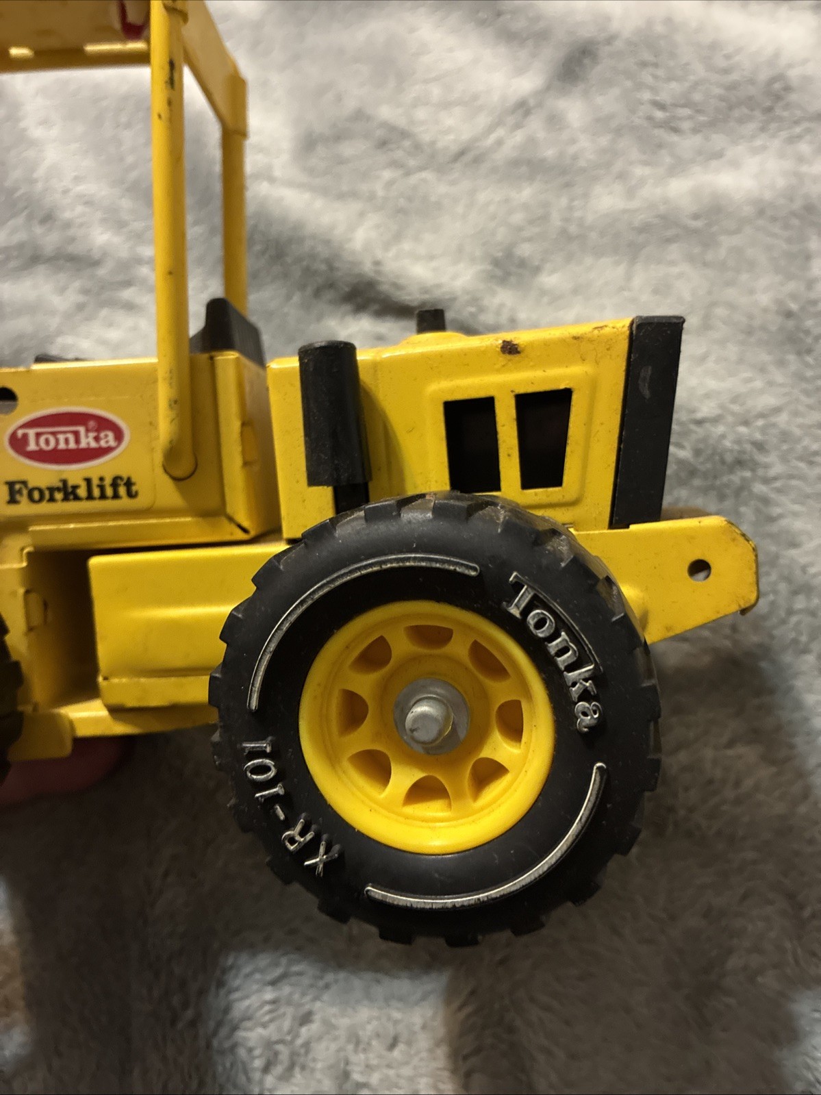 Vintage Tonka Truck 52900 Pressed Steel Metal Toy Forklift XR-101. Good Shape
