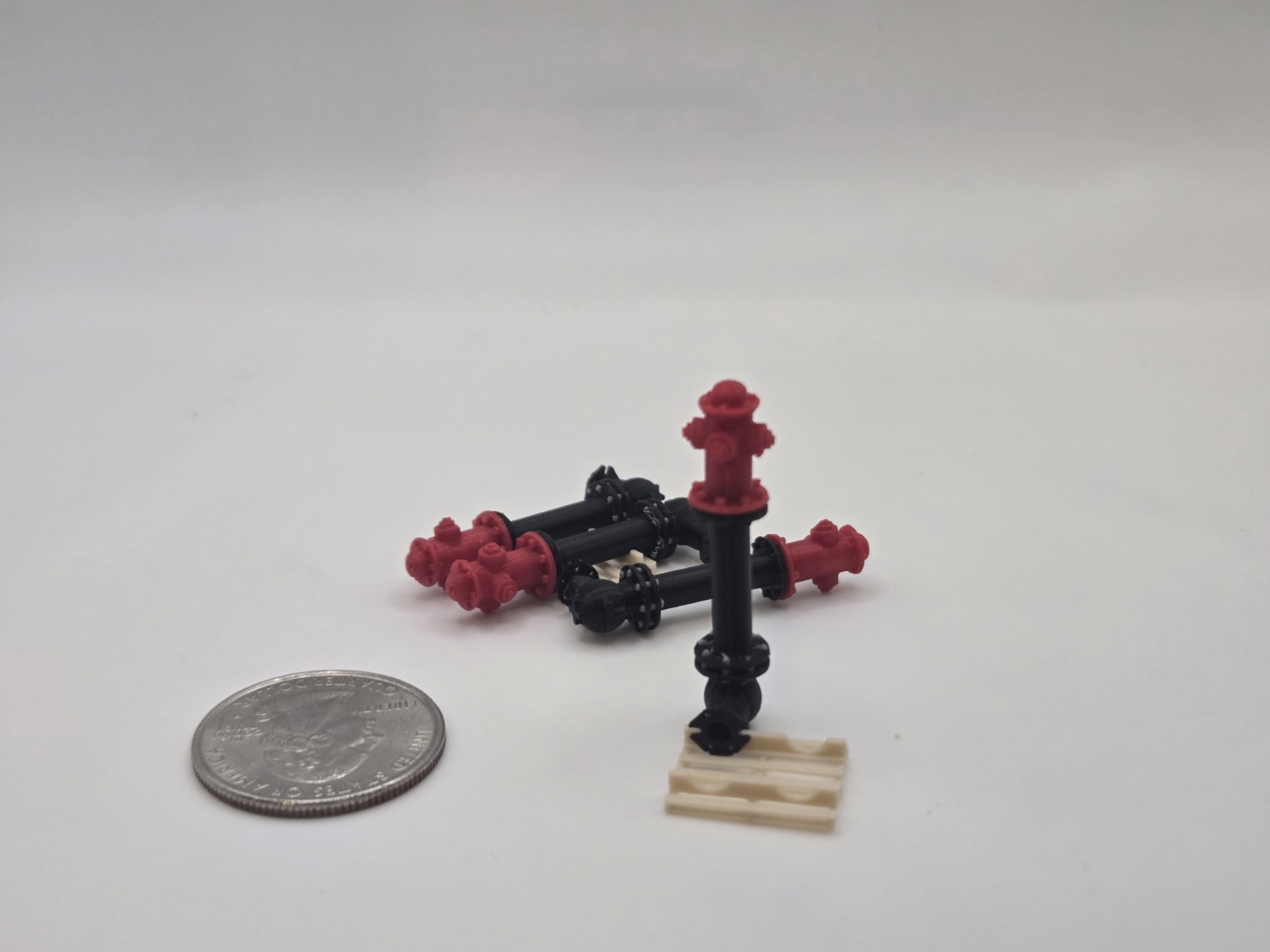 1/87 Scale Fire Hydrants with Valve *4 Pack*