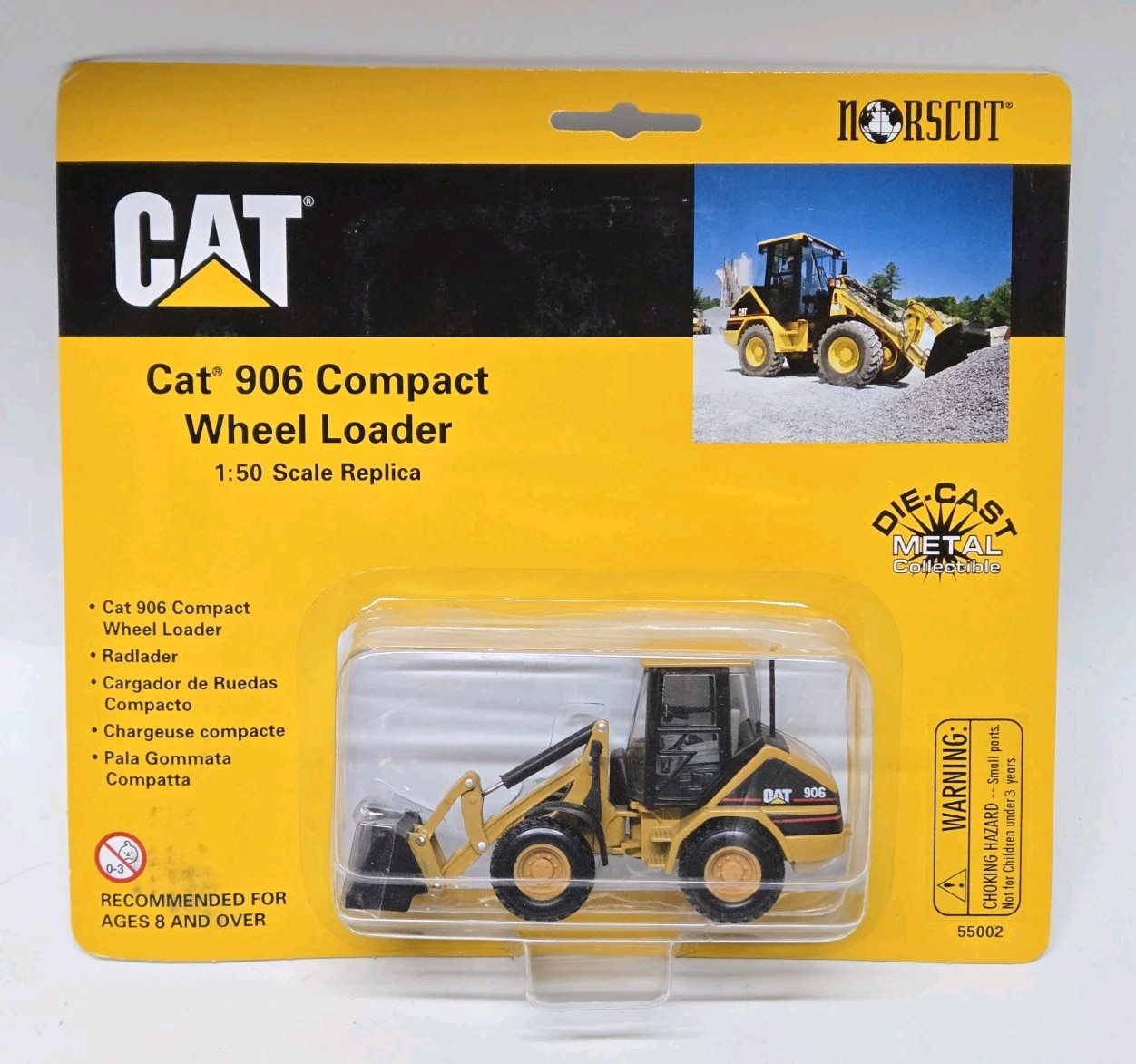 Caterpillar CAT 906 Compact Wheel Loader By Norscot 1/50 Scale