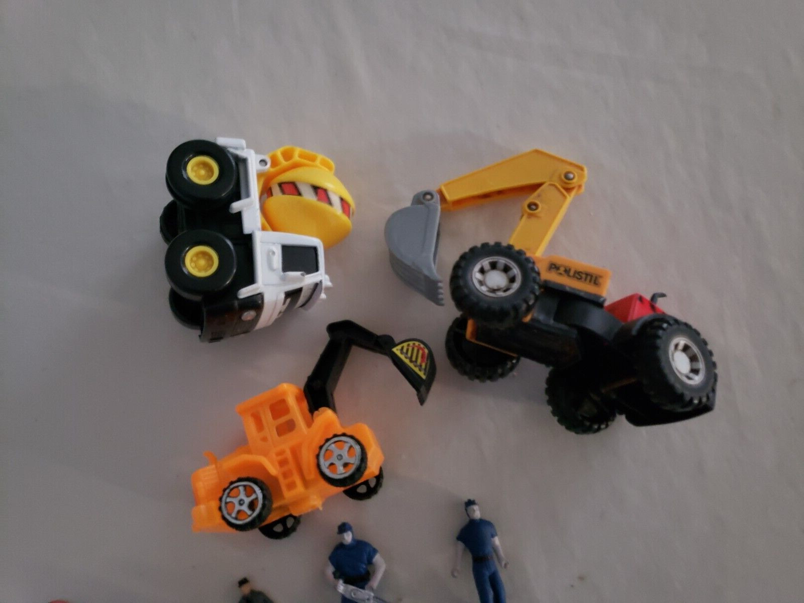 Construction Site Play Set Dump Truck CEMENT Digger Tractor Vehicle Kids