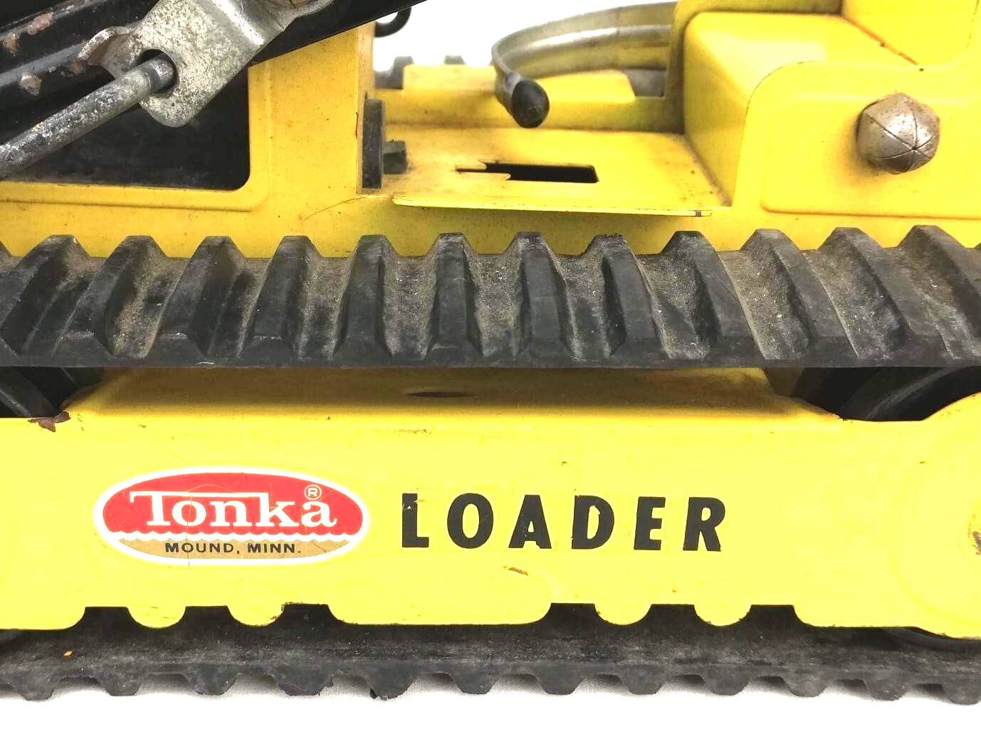 Vintage 1964 TONKA Loader Steel Crawler Dozer Tracked Works