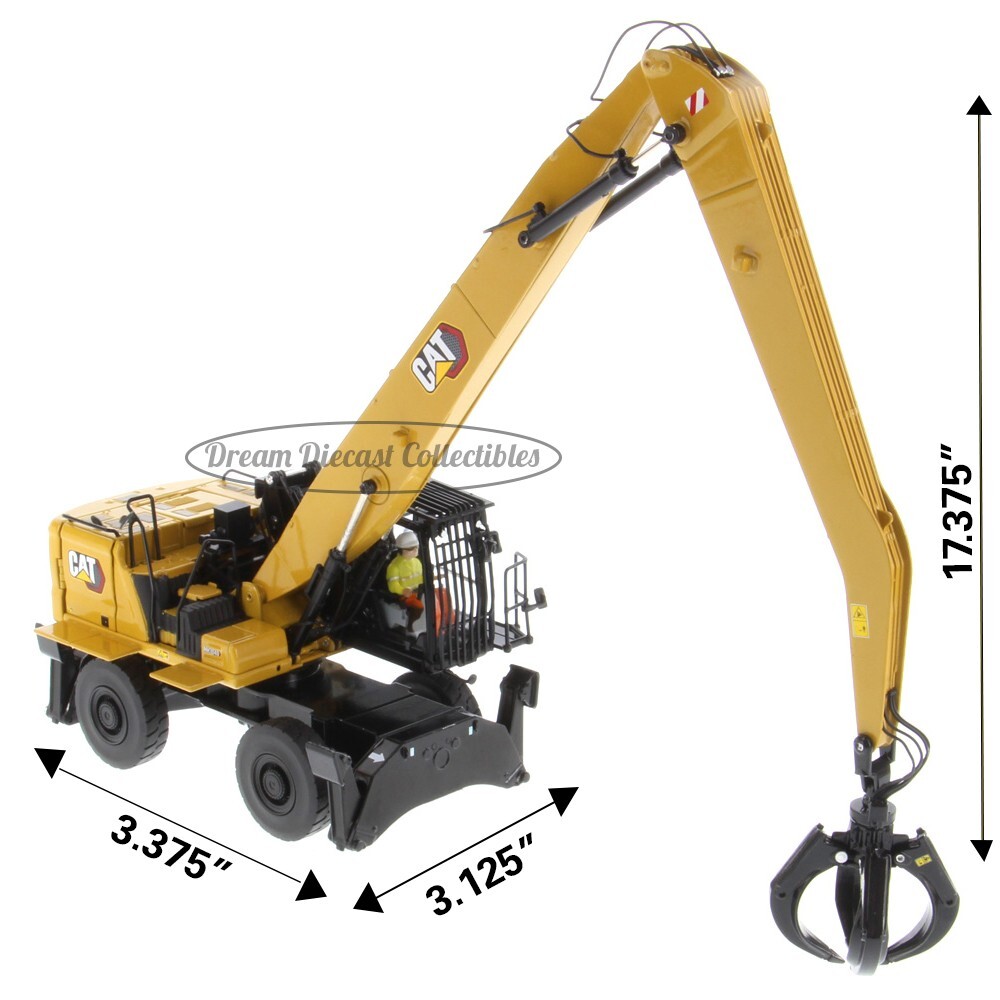 ⭐ 1:50 CAT CATERPILLAR MH3040 WHEEL MATERIAL HANDLER DIECAST MASTERS 85958 ⭐