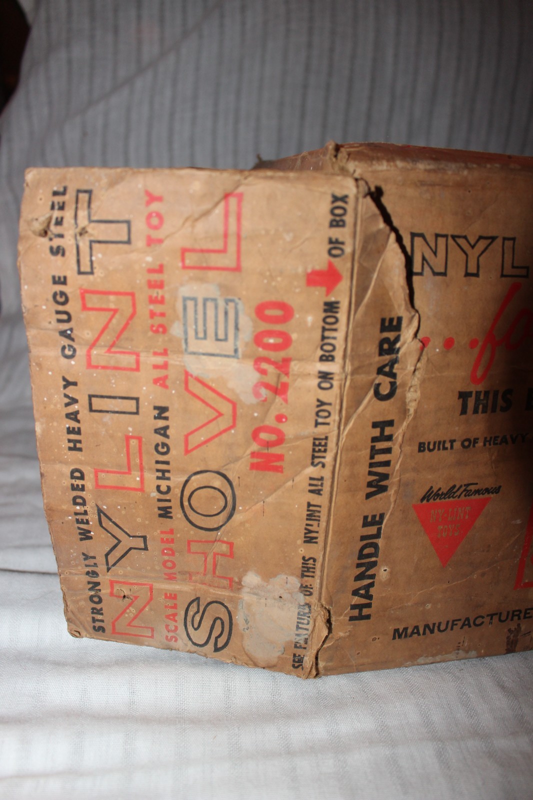 Vintage Nylint Michigan Shovel Crane No. 2200 Box – BOX ONLY