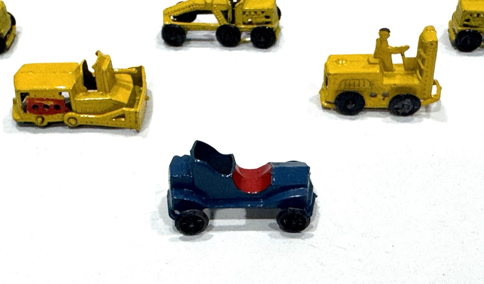 VTG Diecast Metal Vehicles Miniature Cars Truck Toy Disc Wheels JAPAN Lot of 6