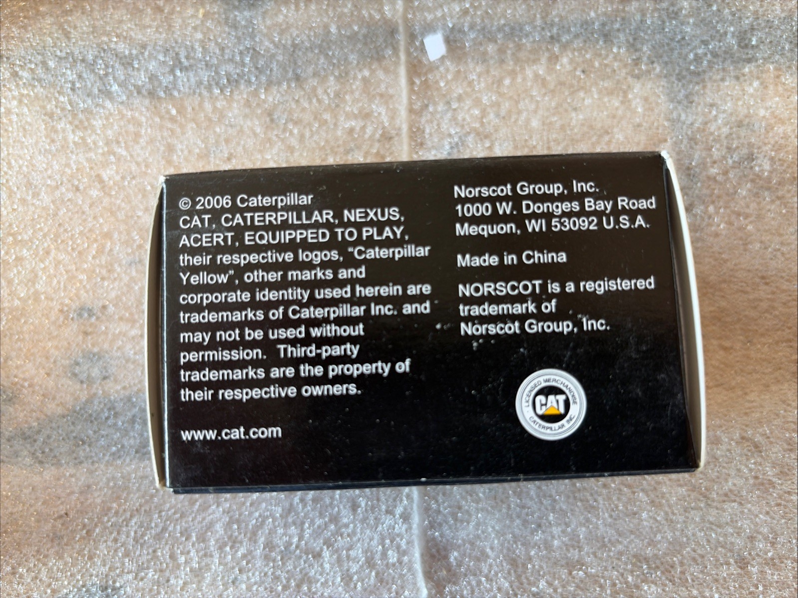 HO 1/87 Scale, Norscot Construction Mini’s Die-Cast Cat D5G XL Bulldozer, NIB